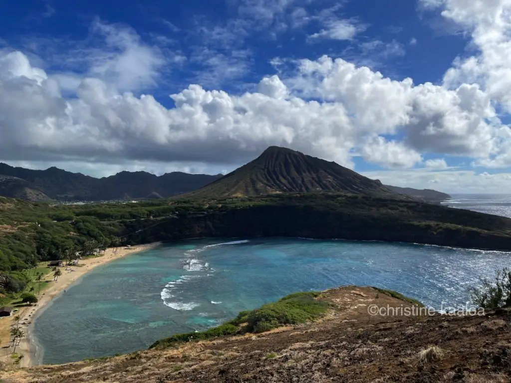 A Hanauma Bay Nature Preserve Ridge from the Hanauma Bay Hike (or Koko Head Rim Trail).