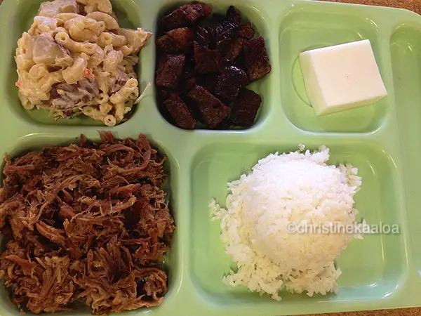 Hawaiian plate lunch Must try hawaii foods