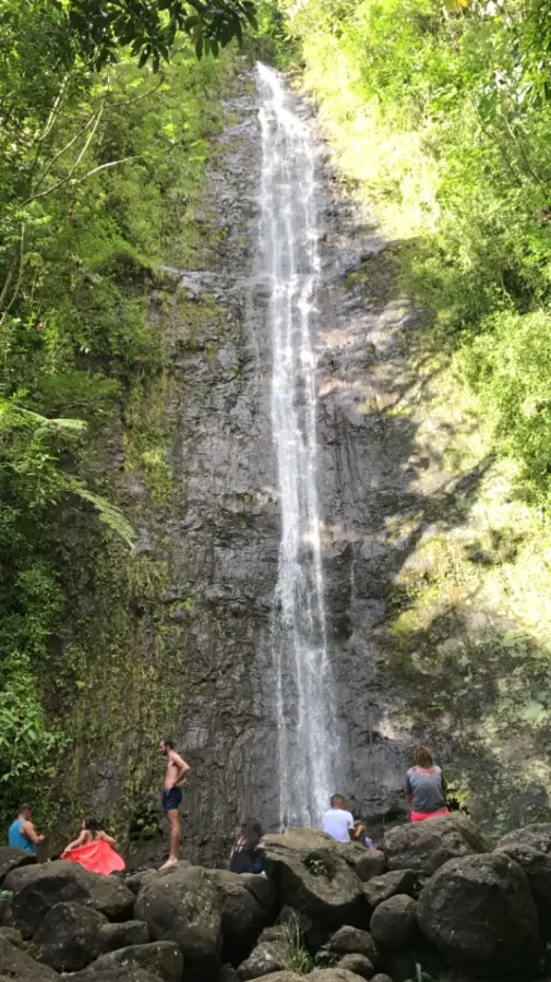 manoa valley waterfall
