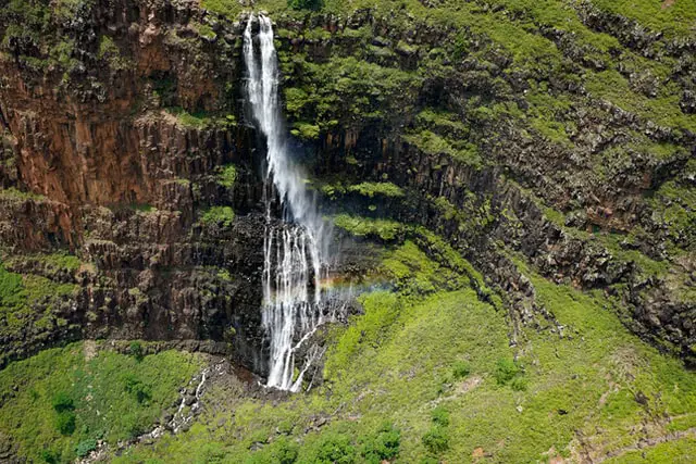 Kauai's Waimea Canyon waterfall